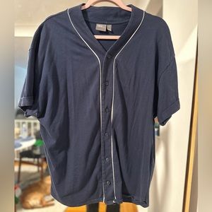 Oversized Baseball Jersey Shirt